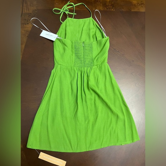 NWT Reformation Tasha Halter Dress in Saguaro Green – Size 0 - Picture 8 of 8